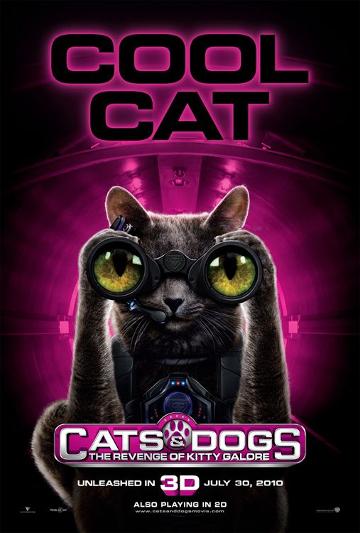 Кошки против собак: Месть Китти Галор / Cats & Dogs: The Revenge of Kitty Galore (2010) [CAMRip] для КПК и смартфона-скачать фильмы для смартфона бесплатно, без регистрации, одним файлом